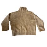 Topshop  Supersoft Wide Sleeve Turtleneck Sweater M | Camel Photo 3