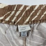 A New Day Brown Zebra Print Linen Blend Wide Leg Lounge Pant 3X New Photo 4