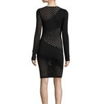 NWOT Mugler black laser cut cutout bodycon dress Size XS Photo 2