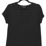 Beach Vibe Black Flowy Loose Midi Dress Size Medium Photo 2