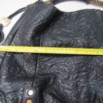Vince Camuto Black Pebbled Soft Leather Hobo Bag Golden Hardware Tassle Hippie Photo 2