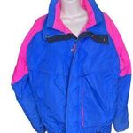 Sub Zero Snow Ski Jacket Vintage 80s 90s Womens Size M Blue Pink u Size M Photo 0