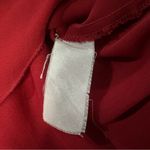 Karen Kane Red and Orange Sheath Midi Dress V-neck Sleeveless Photo 6