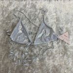 Dippin' Daisy's  Silver Vibe Bikini Top Sz XL Photo 3