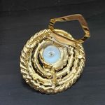 Vintage Unsigned Large Faux Pearl Twisted Rope Gold Photo 7