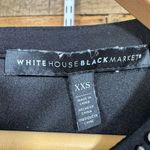 White House | Black Market  Pearl and Rhinestone Neckline Black Cocktail Dress Photo 4