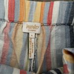 Laundry by Shelli Segal 🌹 Linen Wide Leg Striped Pants Size S Photo 3