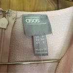 ASOS Blush Pink Barbie Tulip Skirt 3/4 Sleeve Mini Dress Size 2 Photo 5