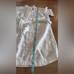 Outerknown linen cotton blend short sleeve white dress size small NWT Photo 8