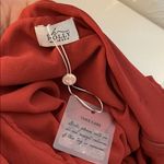 Oh Polly NWT Cowl Neck Backless Waterfall Skirt Mini Dress in Red Size 6 Photo 6