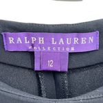 Ralph Lauren Purple Label Collection Silk Trouser Pant Side Stripe Black Size 12 Photo 15