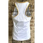 Bosofibella Athletic Top Large White Sleeveless Racerback Pickleball Tennis Golf Photo 2