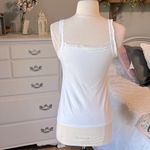 Vanity Fair  White Lace Cami Womens Medium Photo 3