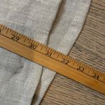 Fridaze Womens Beige Linen Mandarin Collar Button Up Tunic Top Tan Size M Photo 8