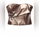 ZARA  metallic top Photo 2
