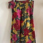 For Cynthia Big Floral Linen Skirt, Lg Photo 0