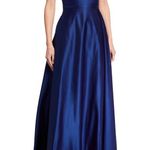 Notte Marchesa Duchess One Shoulder Flower Gown Photo 4