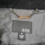 a.n.a  Faux Fur Trimmed Puffer Coat Gray Size Medium Photo 2