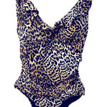 DKNY Ruffle Neck Swimsuit Photo 0