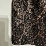Bisou Bisou Black Lace Strapless Bodycon Dress Y2K Size 6 Party Cocktail Photo 2