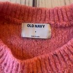 Old Navy  Pink Speckled Cable Knit Textured Sweater  Photo 2