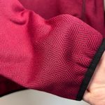 Powder River Outfitters Panhandle Womens 1/4 Zip Pullover Burgundy Pockets Large Red Photo 6