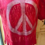 Hand painted Peace Sign T Photo 2