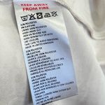 Urban Outfitters  Toile Printed Sateen Mini Dress Amber White Large Photo 8