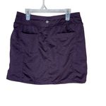 Tangerine Womens Athletic Skort S Dark Purple Drawstring Waist Photo 3