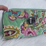 Vera Bradley Green Patterned Wallet & Glasses Case Photo 0