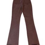 SheIn Y2K Pants Brown Flare Fringe Bottom Jeans Size Women's 6 Photo 1