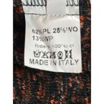 Blugayà Made in Italy Wool Blend Bouclé Textured Blazer Black Orange Women’s 10 Photo 6