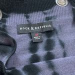 Rock & Republic  Cold Shoulder Tie Dye Knit Pullover Long Sleeve Sweater Medium Photo 5