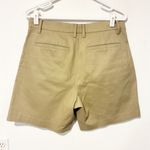 MCM  Women's Meta Safari Shorts In Khaki Front Pockets Tan 16” Photo 3