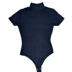 Garage Black  Mock Neck Bodysuit Photo 0