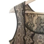 CAbi  #887 Medium Wonderfall Sweater Vest Peplum Shell Gray Fitted Cotton Blend Photo 5