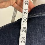 BITE Studios Denim Blazer Jacket Women's Business Casual Dark Wash Chic Size 10 Blue Photo 6