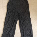 Wild Fable Black Plaid Cropped  Wide Leg Pants Photo 0