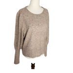 Loft Confetti Speckled Puff Sleeve Sweater Photo 3