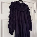 Ulla Johnson Elsa Dress Lago Deep Purple Size 0 Ruffle Royal Tiered Statement Photo 10