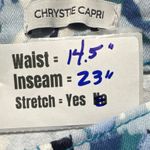 Nine West Nine‎ West Chrystie Capri Abstract Print Stretch Cropped Pants Size 4 Photo 3