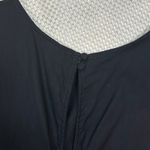 Maeve Anthropologie Midi Dress Sleeveless Ruched Black Casual Dress Large Photo 5