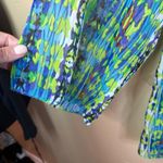 Peck & Peck  Women's Skull Print‎ Sheer Blouse Top Button Down Long Sleeve Large Photo 3