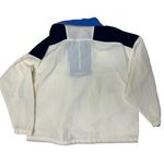 Columbia  Windbreaker Half Zip Blue‎ Cream Mens Size L Vintage Blue White Light Photo 1