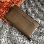 Coach  Accordion Leather Wallet With Western Rivets And Snakeskin Patchwork Photo 4