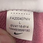 Nike Vintage Y2K  Women's Size Large Hoodie Pullover Pink Color Embroidered Logo Photo 6