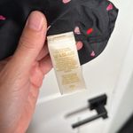 Kate Spade Short Sleeve Black Pajama Shirt with Red and Pink Heart Pattern Photo 2