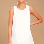 Lulus Sassy Sweetheart White Shift Dress Photo 0