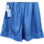 Nordstrom Medium Blue Ensign Wide Leg Shorts Elastic Waist Pockets Summer NWT Photo 9