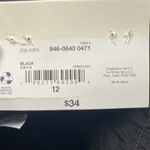 st. john's bay Capri Pants Womens 12 Black Easy Fit Through Hip & Thigh NEW Photo 6